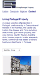 Mobile Screenshot of livingportugalproperty.com